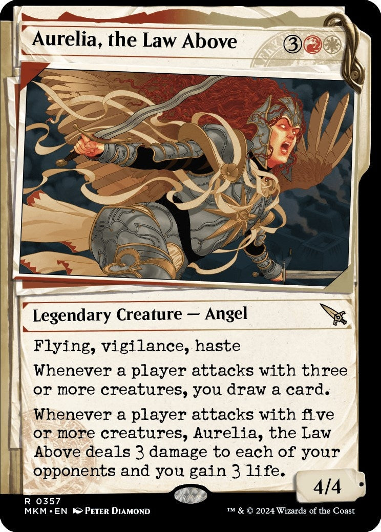 Aurelia the Law Above (Showcase) (0357) (357) [MKM] - MTG Single