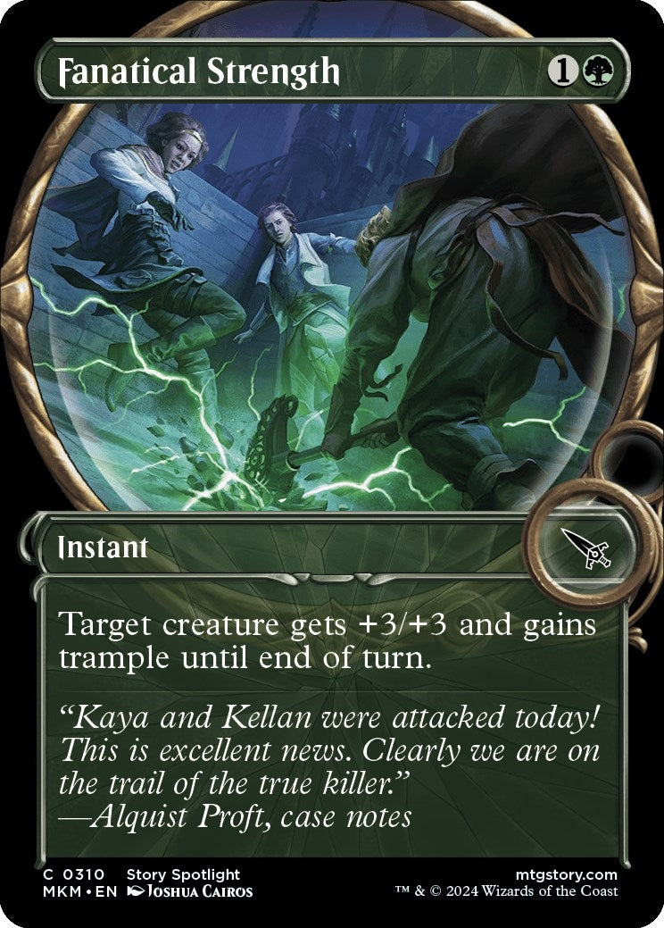 Fanatical Strength (Showcase) (310) [MKM] - MTG Single
