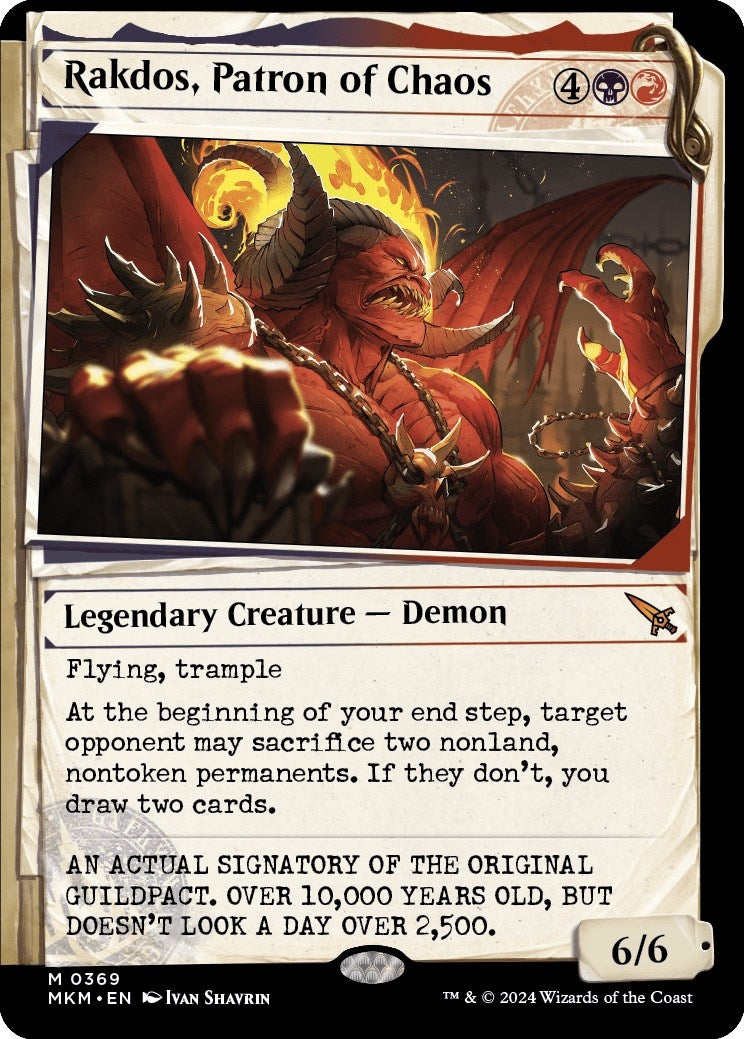 Rakdos Patron of Chaos (Showcase) (0369) (369) [MKM] - MTG Single