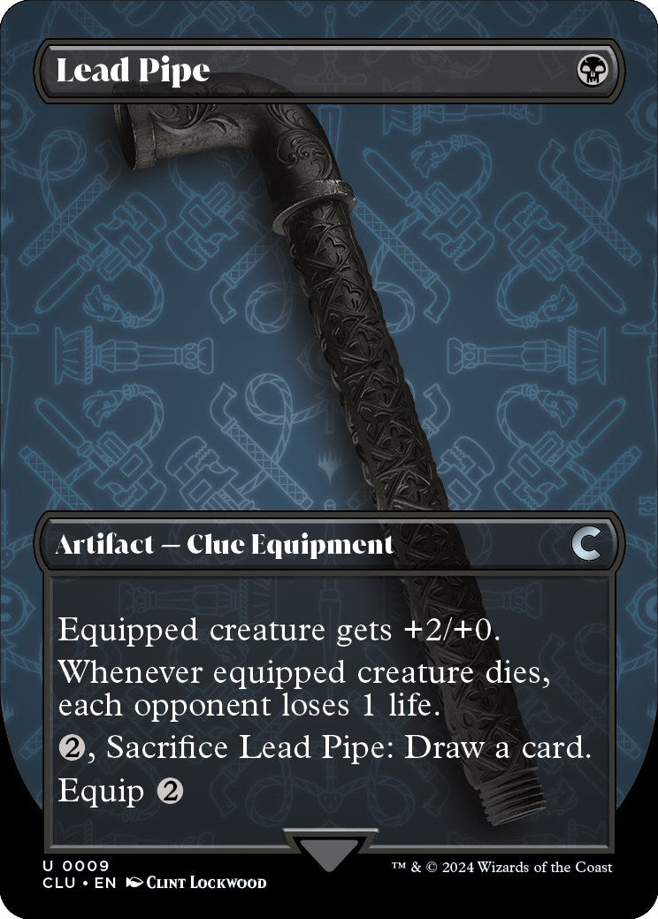 Lead Pipe (Borderless) (9) [CLU] - MTG Single