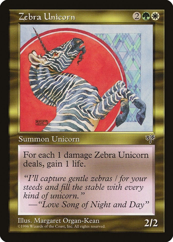 Zebra Unicorn [MIR] - MTG Single