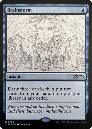 Brainstorm (0723) (Sketch Showcase) (723) [SLD] - MTG Single