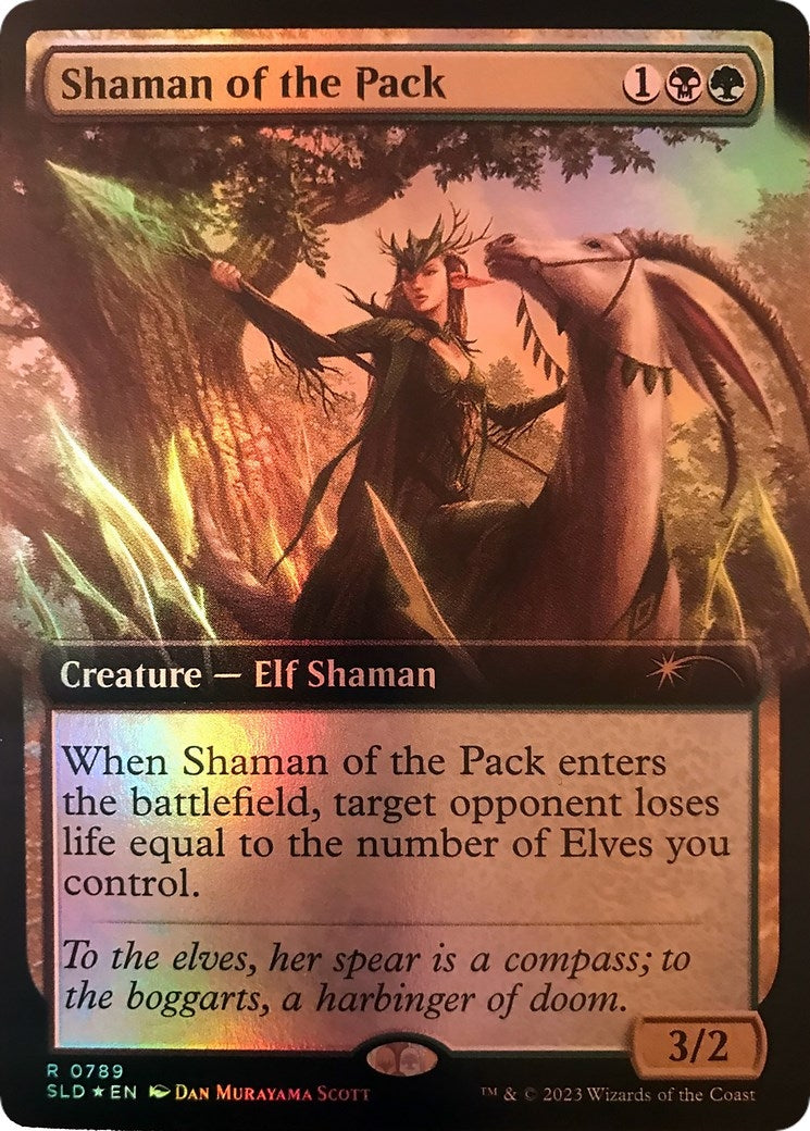 Shaman of the Pack (Extended Art) (789) [SLD] - MTG Single