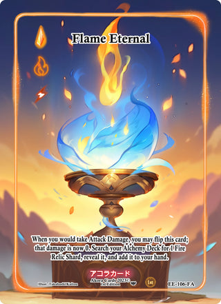 Flame Eternal (Full Art) (106) (EE1E) - Akora TCG Single