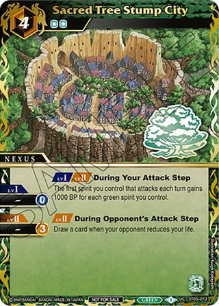 Sacred Tree Stump City (Finalist Card Set Vol. 3) (5012) [LEP] - Battle Spirits Saga Single