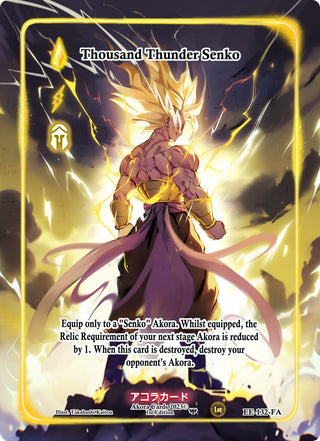 Thousand Thunder Senko (Full Art) (132) (EE1E) - Akora TCG Single