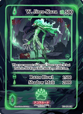 W. Jinro-Kuzu (Extended Art) (54) (EE1E) - Akora TCG Single