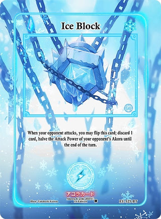 Ice Block (Extended Art) (125) (EE1E) - Akora TCG Single