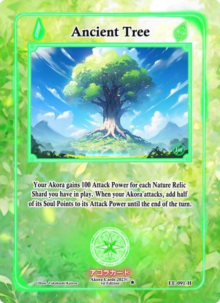 Ancient Tree (Holo) (91) (EE1E) - Akora TCG Single