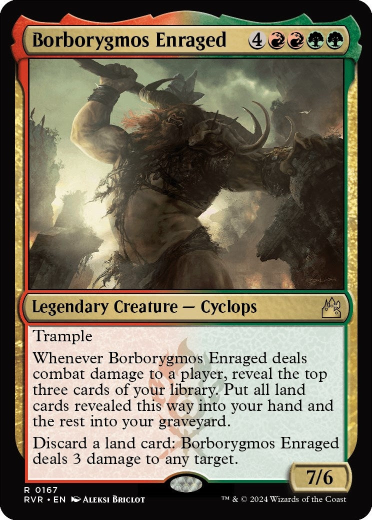 Borborygmos Enraged (167) [RVR] - MTG Single