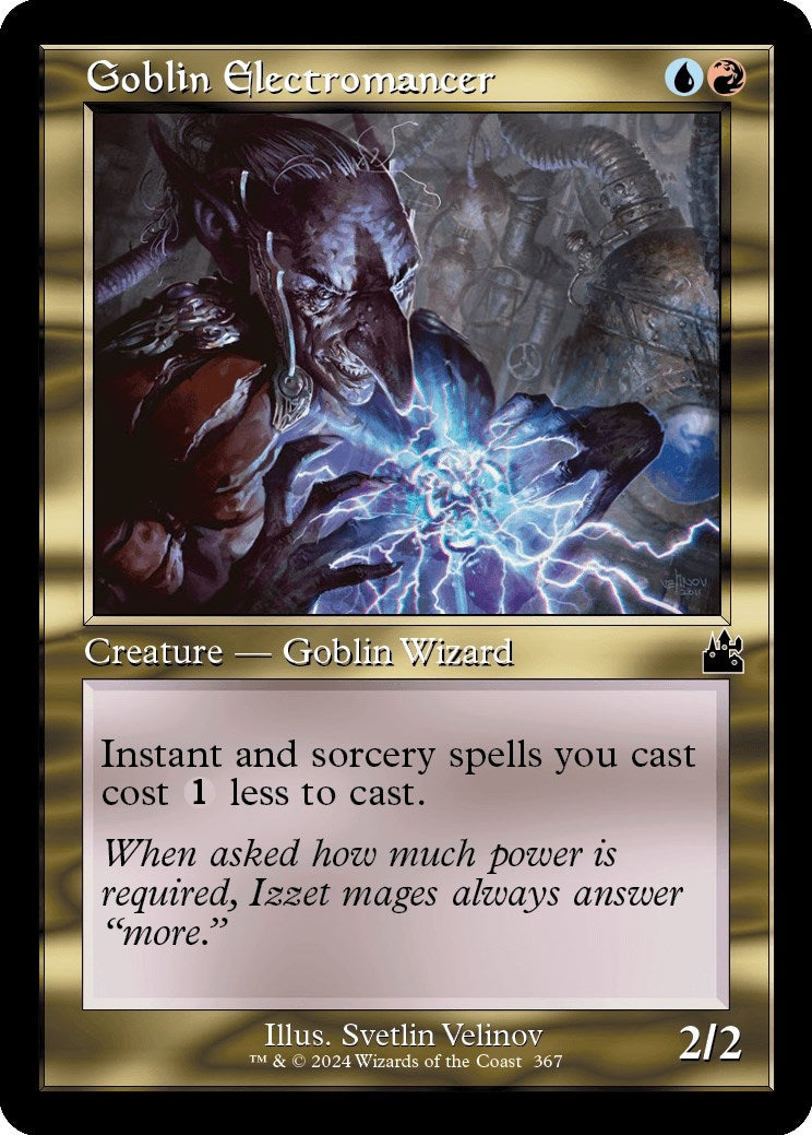 Goblin Electromancer (Retro Frame) (367) [RVR] - MTG Single