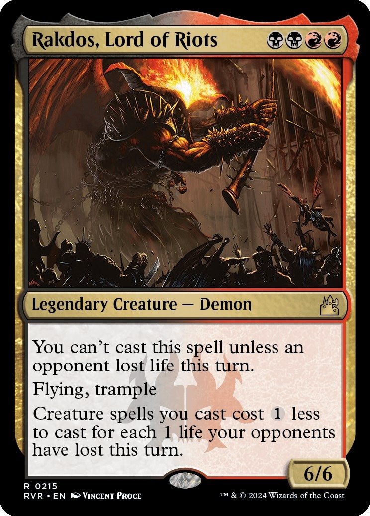 Rakdos Lord of Riots (215) [RVR] - MTG Single