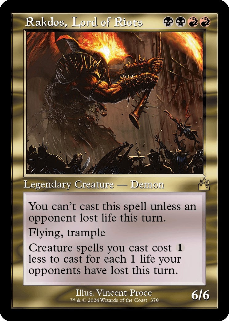 Rakdos Lord of Riots (Retro Frame) (379) [RVR] - MTG Single