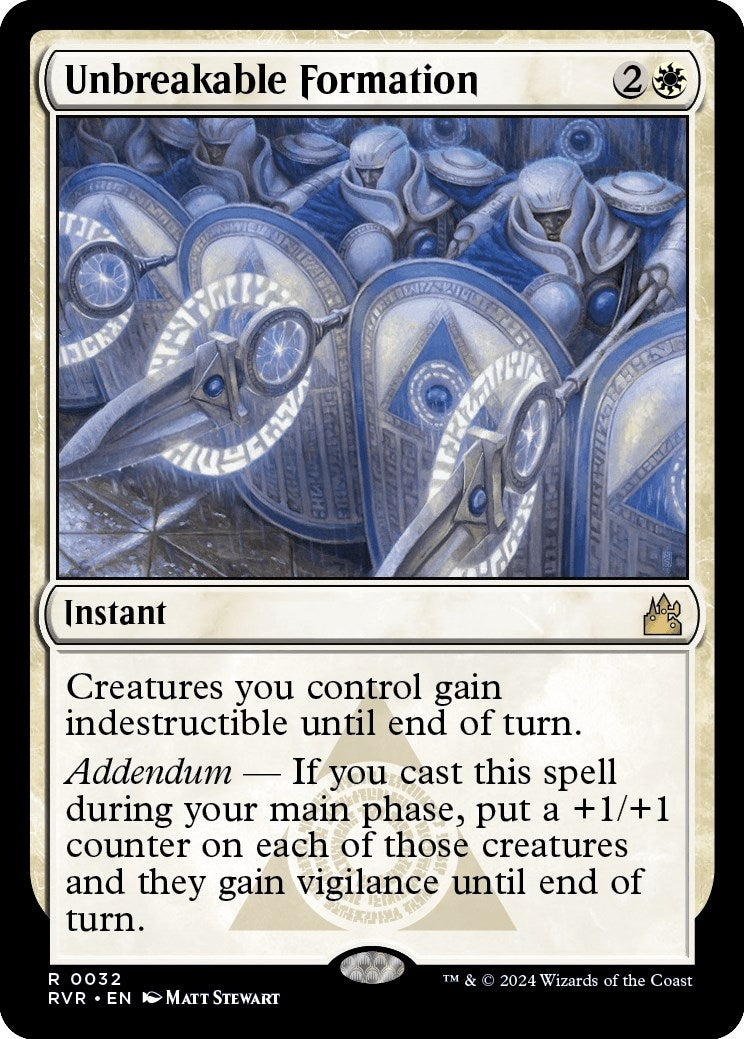 Unbreakable Formation (32) [RVR] - MTG Single