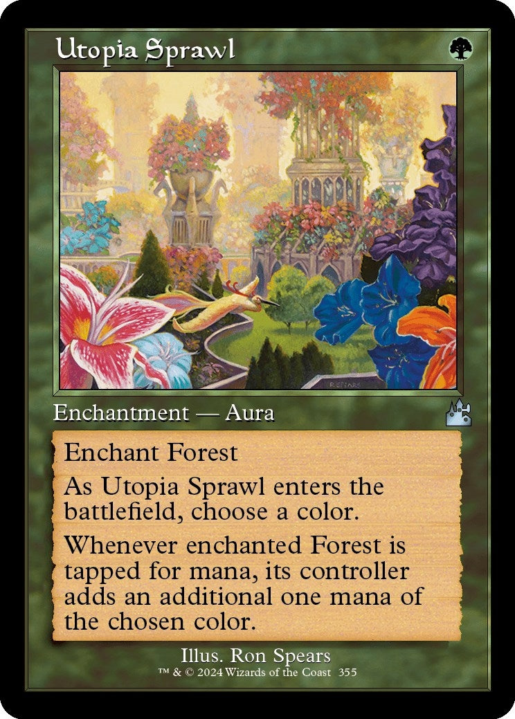 Utopia Sprawl (Retro Frame) (355) [RVR] - MTG Single
