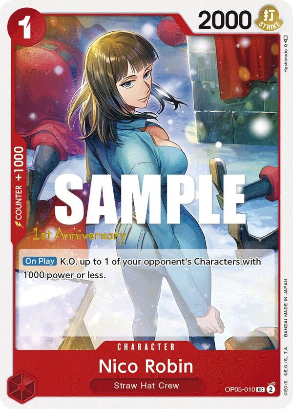 Nico Robin (5010) (OP05 ANN) - One Piece Card Game Single