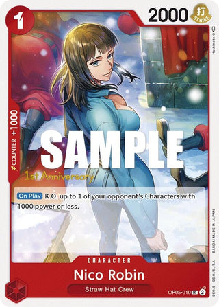 Nico Robin (5010) (OP05 ANN) - One Piece Card Game Single