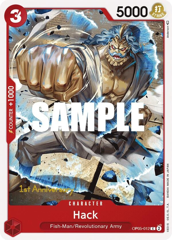 Hack (5012) (OP05 ANN) - One Piece Card Game Single