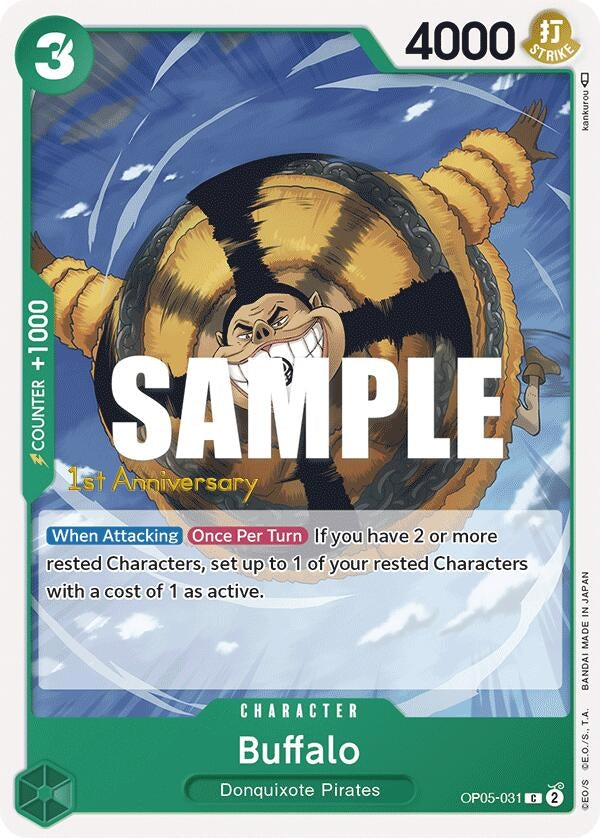 Buffalo (5031) (OP05 ANN) - One Piece Card Game Single