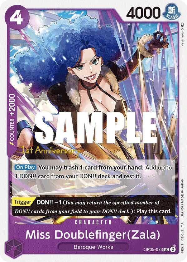 Miss Doublefinger(Zala) (5073) (OP05 ANN) - One Piece Card Game Single