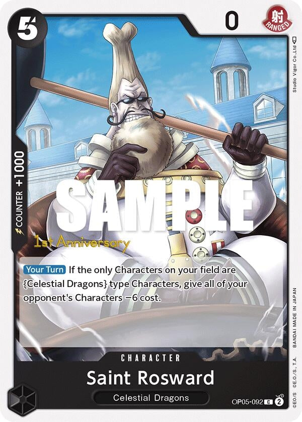 Saint Rosward (5092) (OP05 ANN) - One Piece Card Game Single