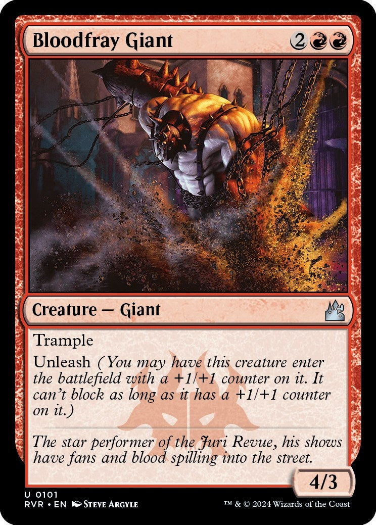 Bloodfray Giant (101) [RVR] - MTG Single