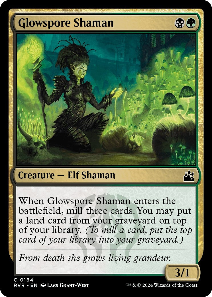 Glowspore Shaman (184) [RVR] - MTG Single
