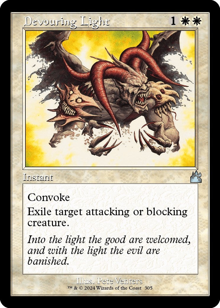 Devouring Light (Retro Frame) (305) [RVR] - MTG Single