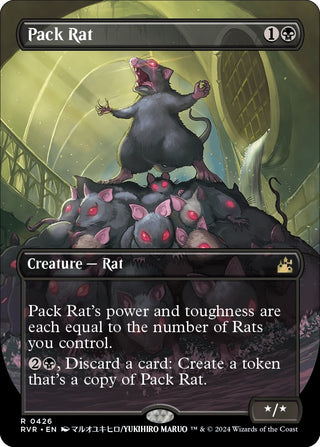 Pack Rat (Anime Borderless) (426) [RVR] - MTG Single