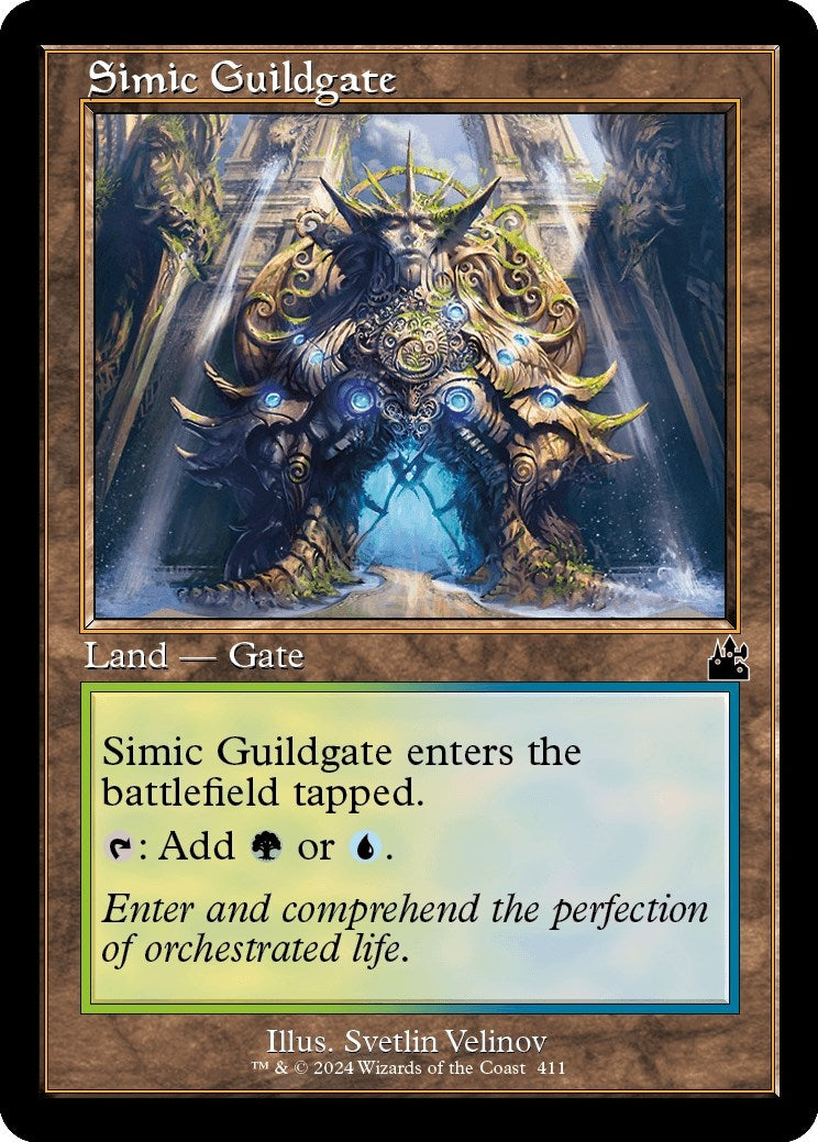 Simic Guildgate (Retro Frame) (411) [RVR] - MTG Single