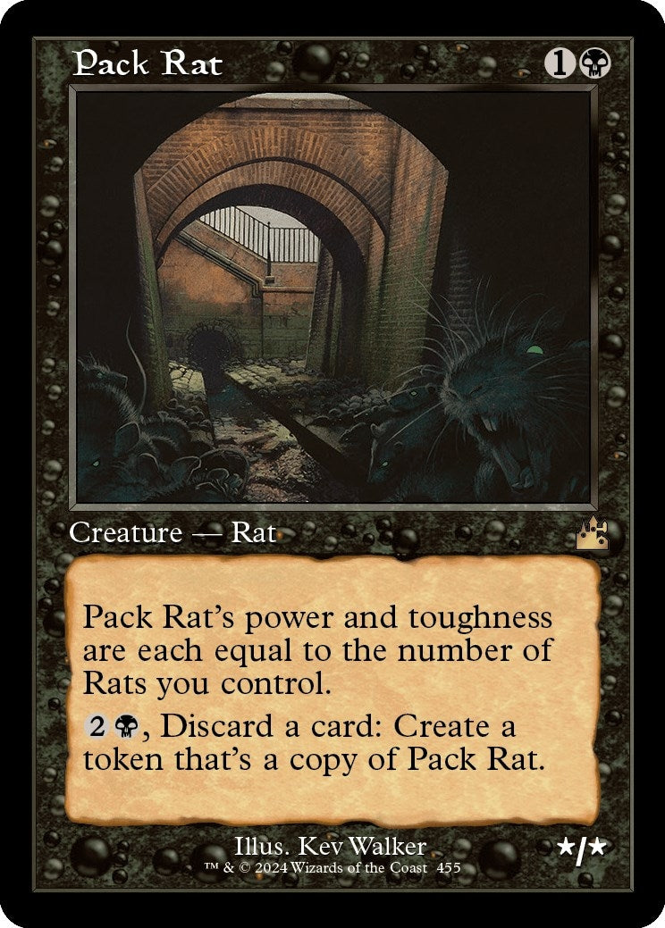Pack Rat (Retro Frame) (455) [RVR] - MTG Single