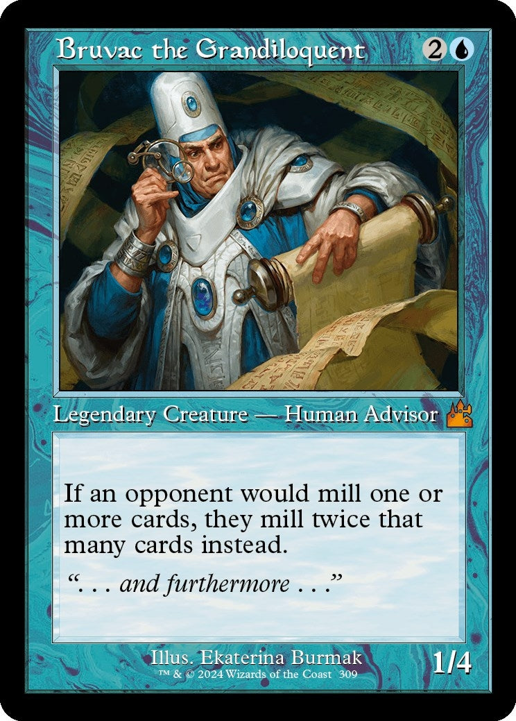 Bruvac the Grandiloquent (Retro Frame) (309) [RVR] - MTG Single