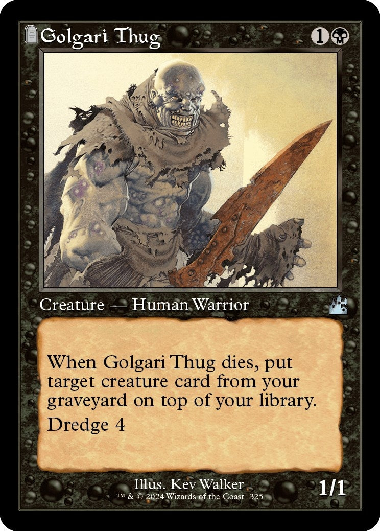 Golgari Thug (Retro Frame) (325) [RVR] - MTG Single