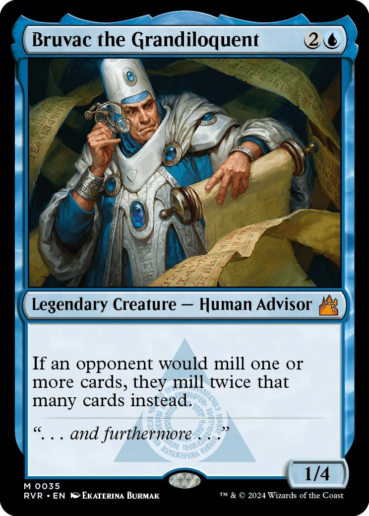 Bruvac the Grandiloquent (35) [RVR] - MTG Single