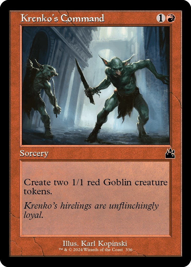 Krenko’s Command (Retro Frame) (336) [RVR] - MTG Single
