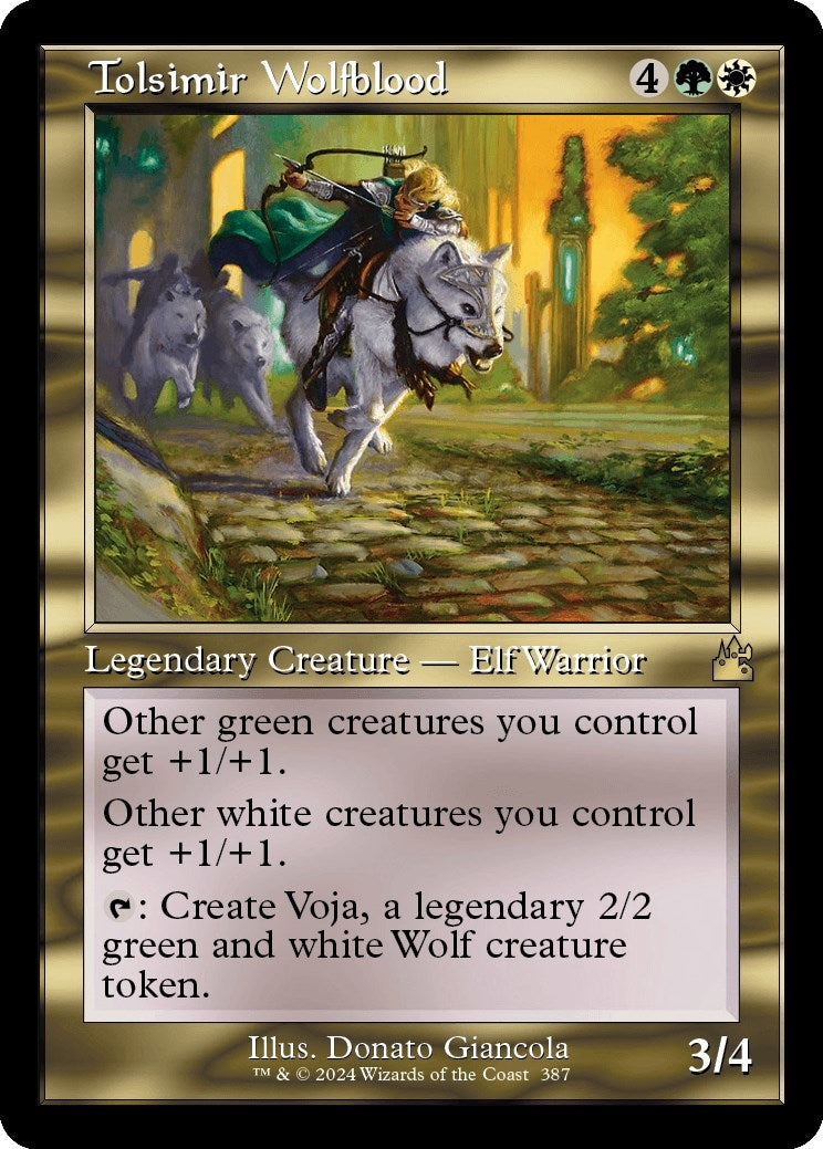 Tolsimir Wolfblood (Retro Frame) (387) [RVR] - MTG Single