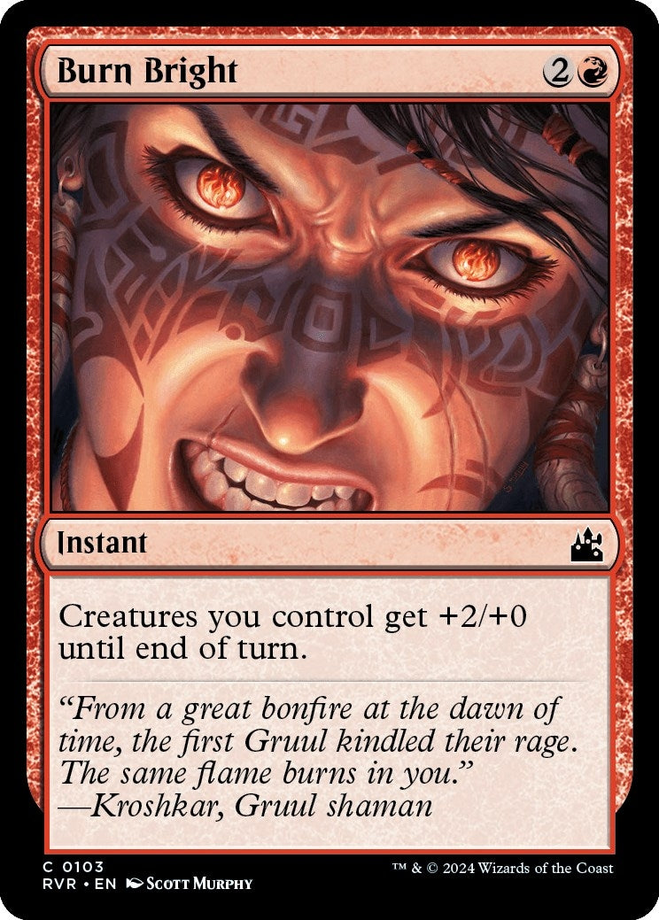Burn Bright (103) [RVR] - MTG Single