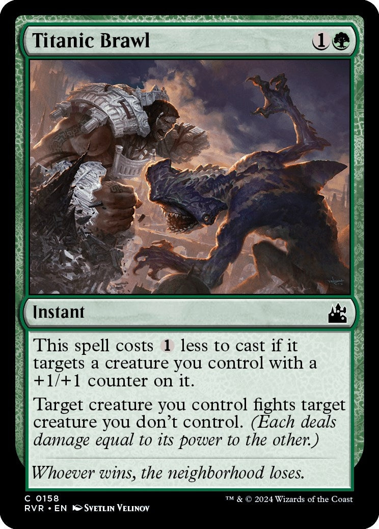 Titanic Brawl (158) [RVR] - MTG Single