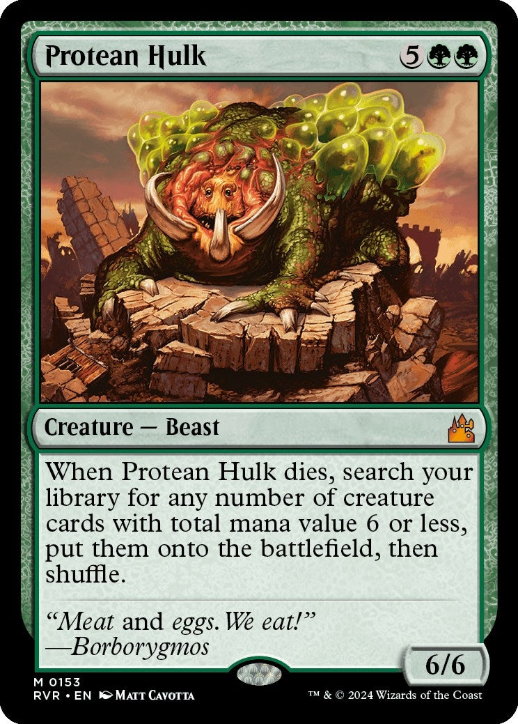 Protean Hulk (153) [RVR] - MTG Single