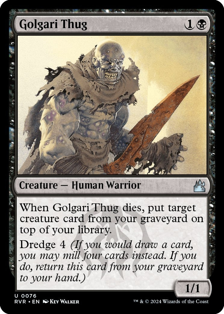 Golgari Thug (76) [RVR] - MTG Single