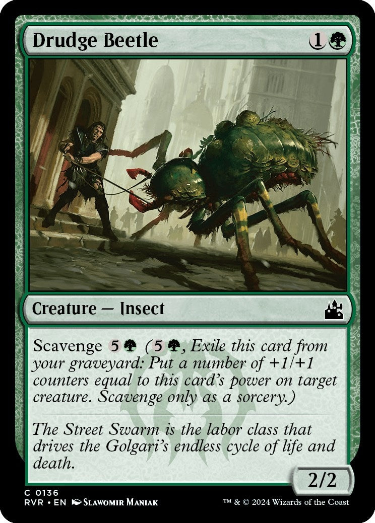 Drudge Beetle (136) [RVR] - MTG Single