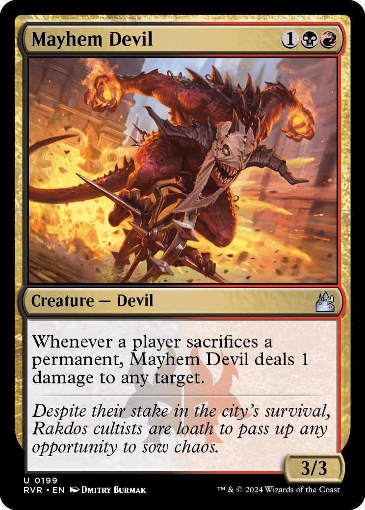 Mayhem Devil (199) [RVR] - MTG Single