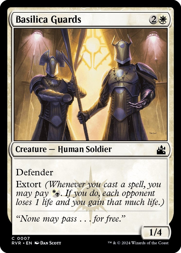 Basilica Guards (7) [RVR] - MTG Single