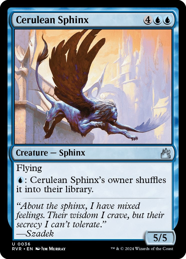 Cerulean Sphinx (36) [RVR] - MTG Single
