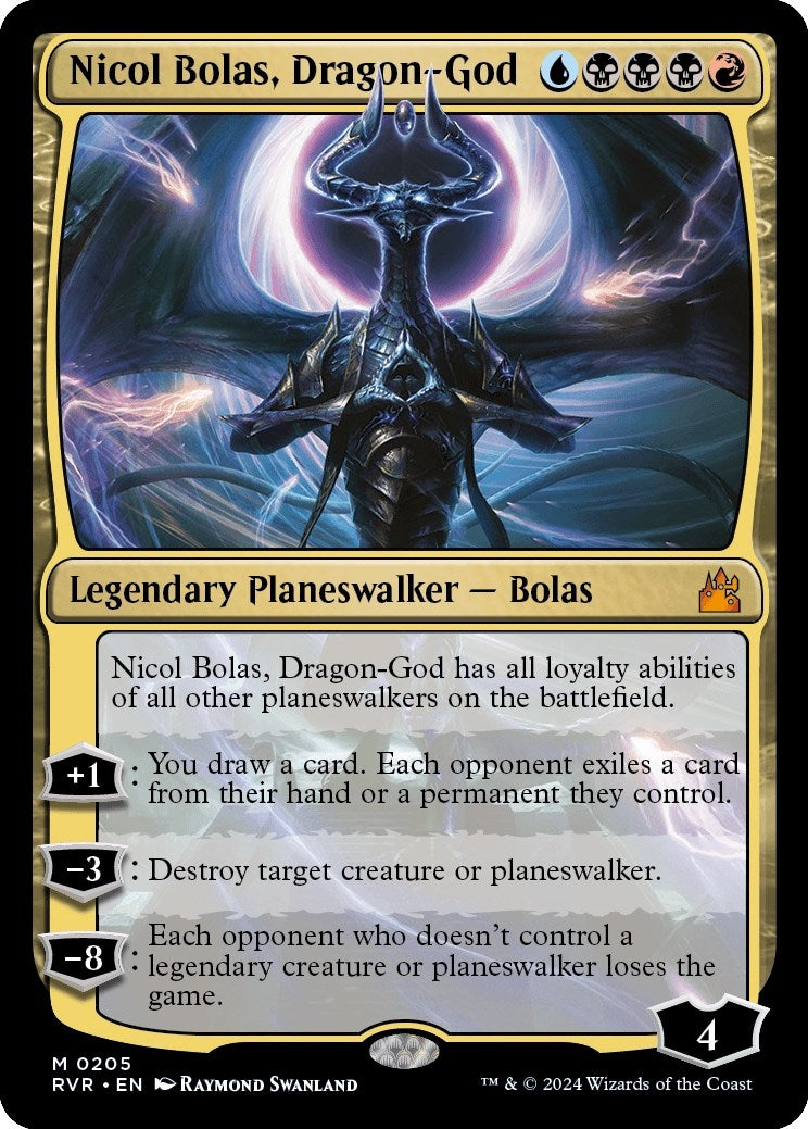 Nicol Bolas Dragon-God (205) [RVR] - MTG Single