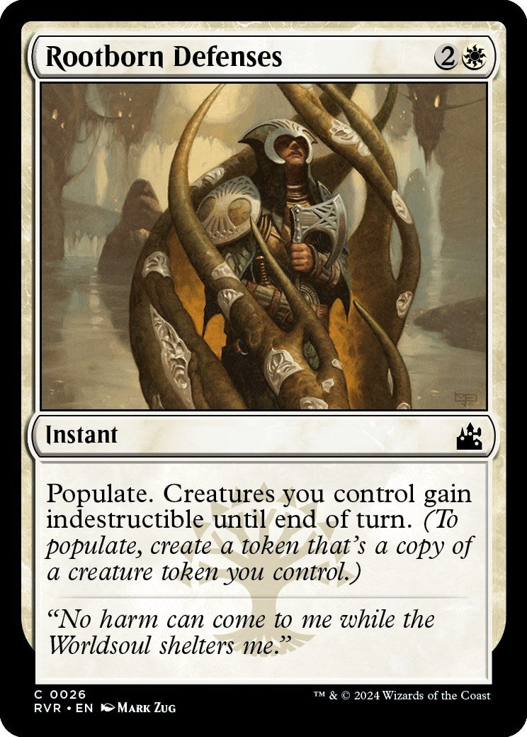 Rootborn Defenses (26) [RVR] - MTG Single
