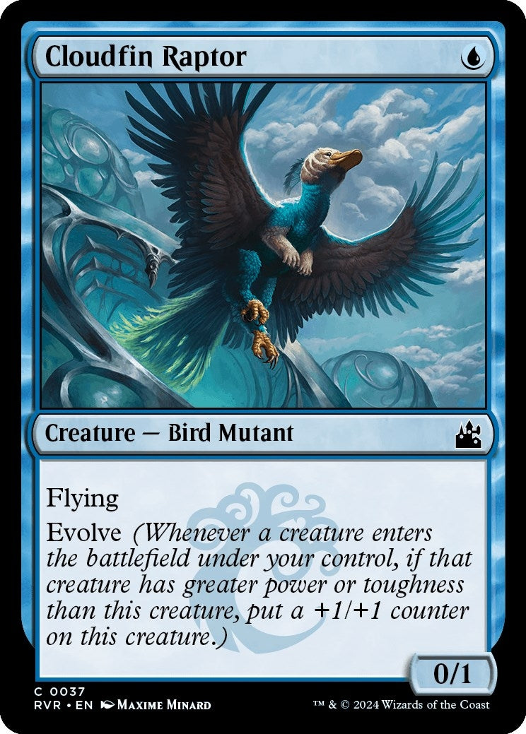 Cloudfin Raptor (37) [RVR] - MTG Single