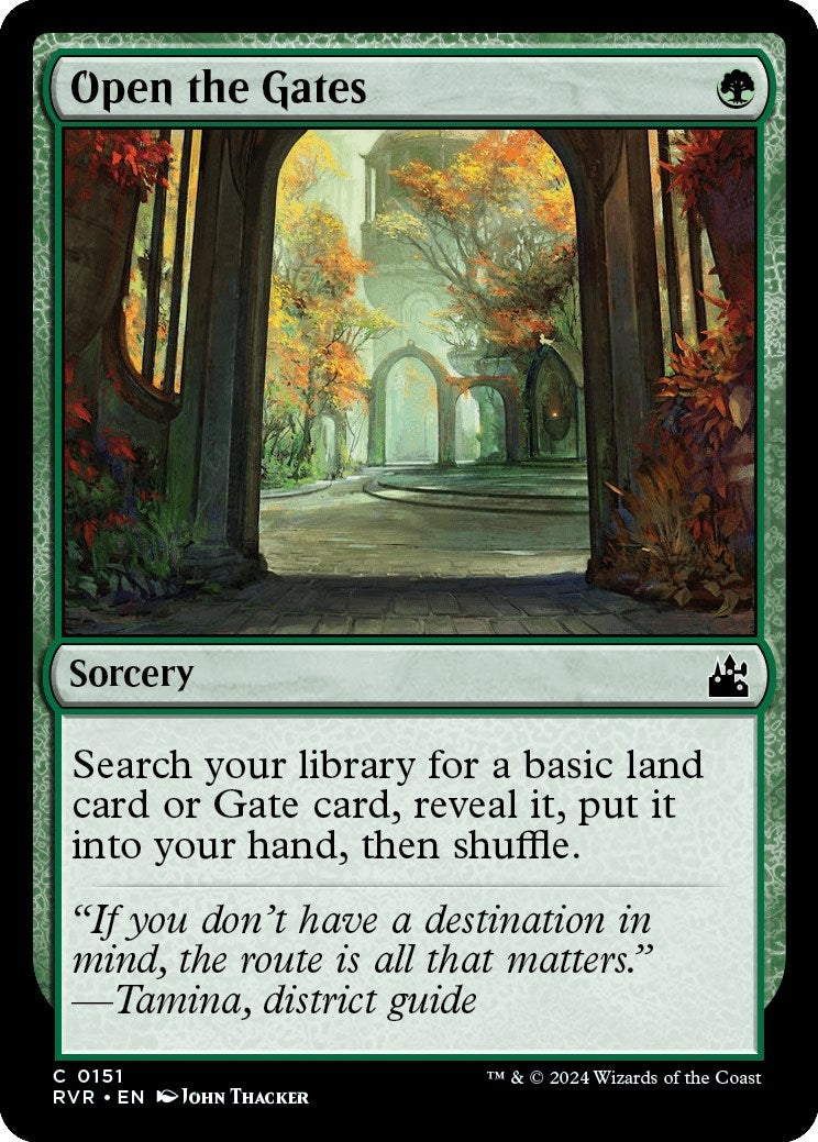 Open the Gates (151) [RVR] - MTG Single