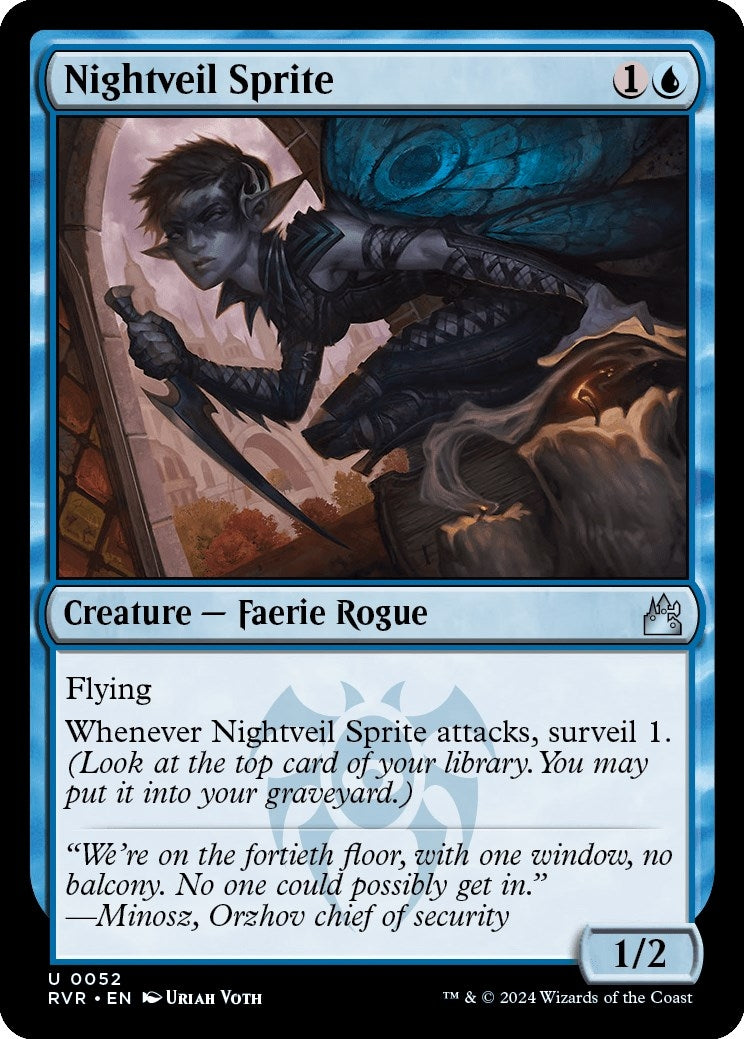 Nightveil Sprite (52) [RVR] - MTG Single