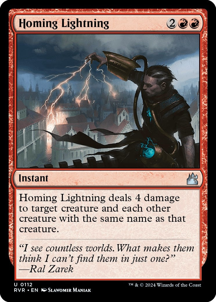Homing Lightning (112) [RVR] - MTG Single